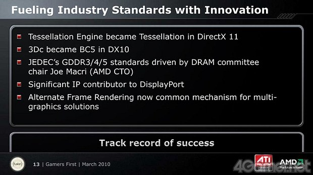 AMD GDC2010 standards slide