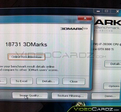 Тестирование GeForce GTX 660 Ti HAWK 3 GB в 3DMark06