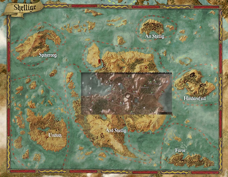 Карта Witcher 3