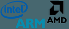 Intel, AMD, ARM