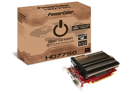 PowerColor Radeon HD 7750 Go! Green