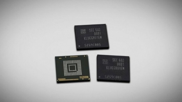 UFS память Samsung объёмом 256 ГБ