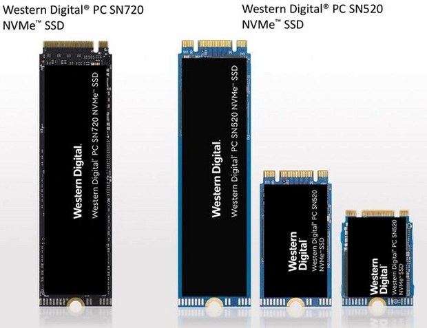 SSD WD PC SN720 и PC SN520