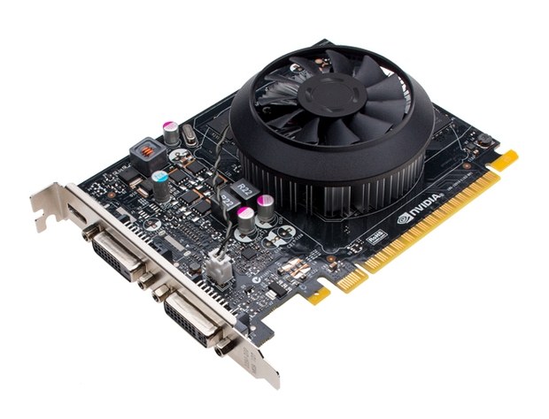 Видеокарта GeForce GTX 750 Ti в референсной конструкции, общий вид., © NVIDIA