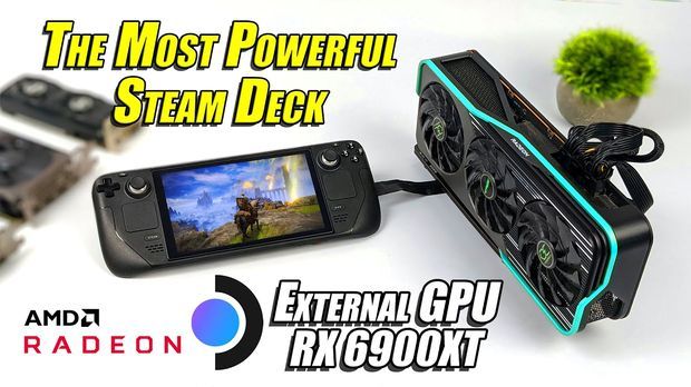 We Added A Fast GPU To The Steam Deck! Most Powerful Deck So Far? Hands-On Testing