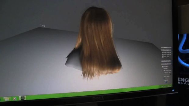 NVIDIA Simulating Realistic Hair - Amazing Techdemo