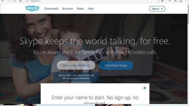 Now anyone can start using Skype right away