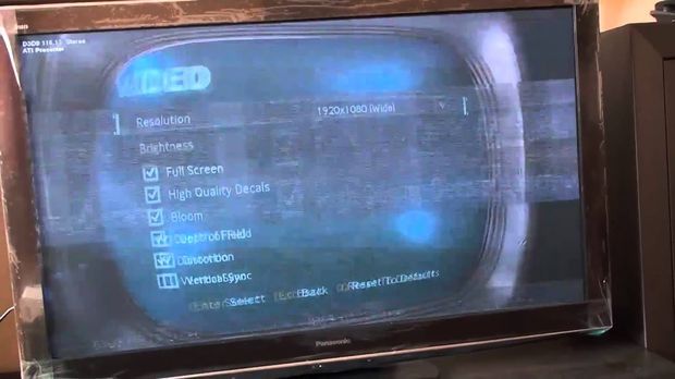 AMD HD3D Technology Test with Panasonic 3D HDTV (iZ3D)