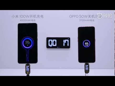 Xiaomi's 100W Super Charge Turbo fast charging technology demo
