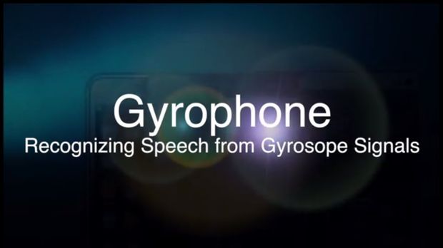 Gyrophone: Recognizing Speech from Gyroscope Signals