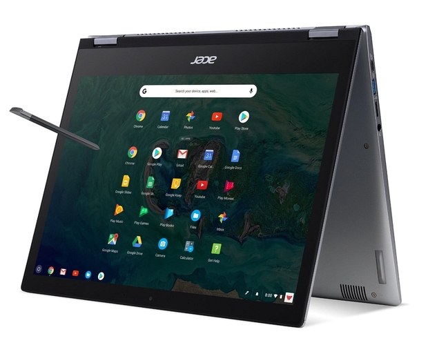 Acer Chromebook Spin 13 в планшетном режиме