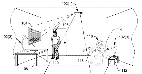 Иллюстрация к патенту дополненной реальности Amazon