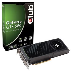 Club 3D GeForce GTX580