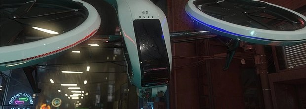 Кадр из демонстраии Crytek Neon Noir