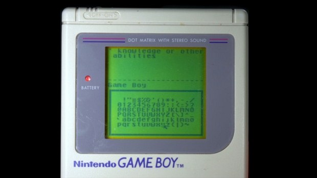 Демонстрация интернета на Game Boy