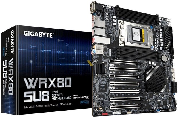 Материнская плата Gigabyte WRX80 SU8 IPMI Server Motherboard