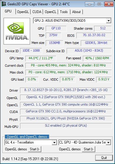 GPU Caps Viewer 1.14.2