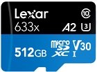 Карта памяти Lexar High-Performance 633x microSDXC UHS-I объёмом 512 ГБ