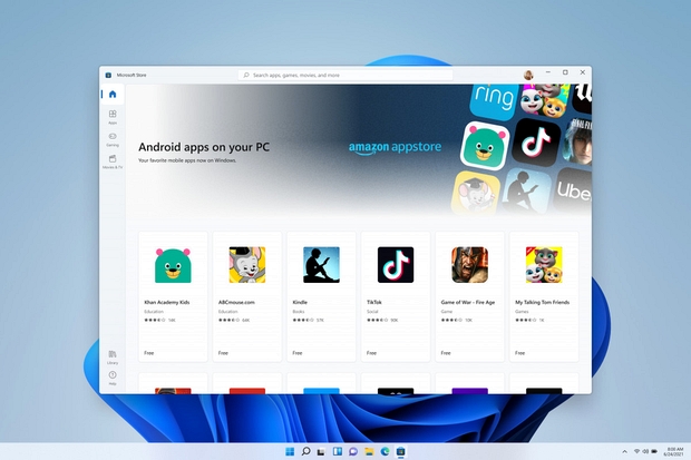 Приложения Android на PC в Windows 11