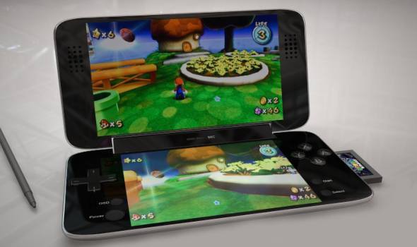 Внешний вид новой консоли Nintendo 3DS