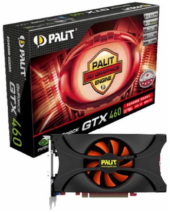 Видеокарта Palit GeForce GTX 460 2GB Sonic