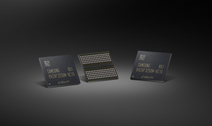 16 Гб чипы памяти Samsung GDDR6