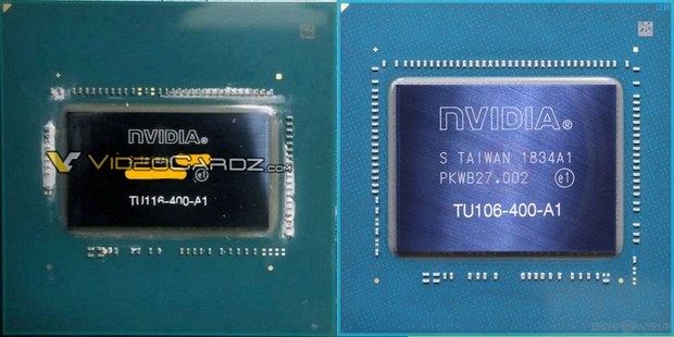 Сравнение GPU NVIDIA TU116 и TU106