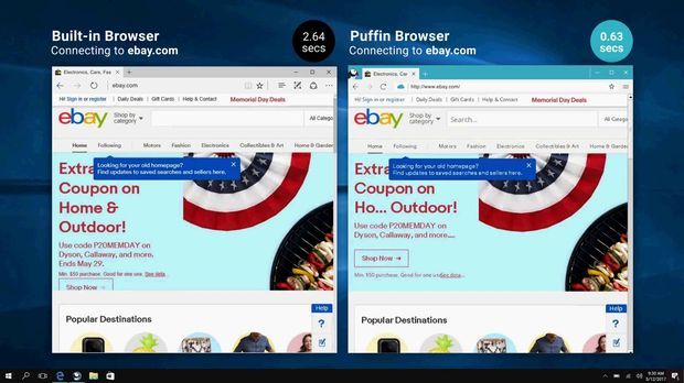 Puffin browser vs builtinbrowser