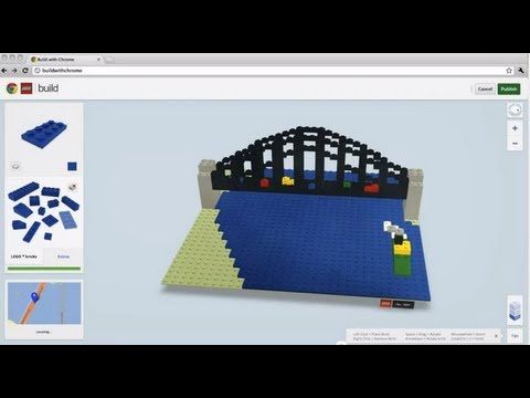LEGO® Sydney Harbour Bridge created in Build with Chrome