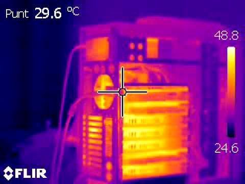 FASTRA II thermal footage: heating up