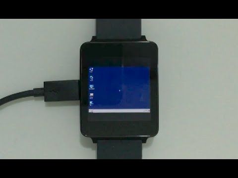 Windows 7 on Android Wear smartwatch